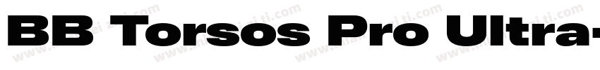 BB Torsos Pro Ultra字体转换